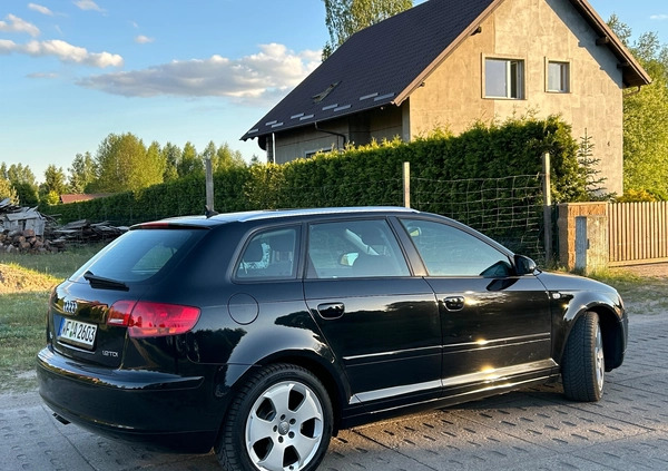 Audi A3 cena 19999 przebieg: 212149, rok produkcji 2007 z Czersk małe 497